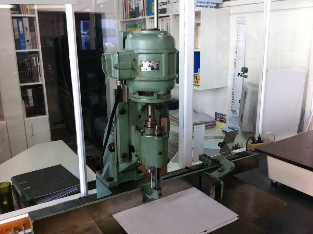 used postpress paper drilling machine HANG 136