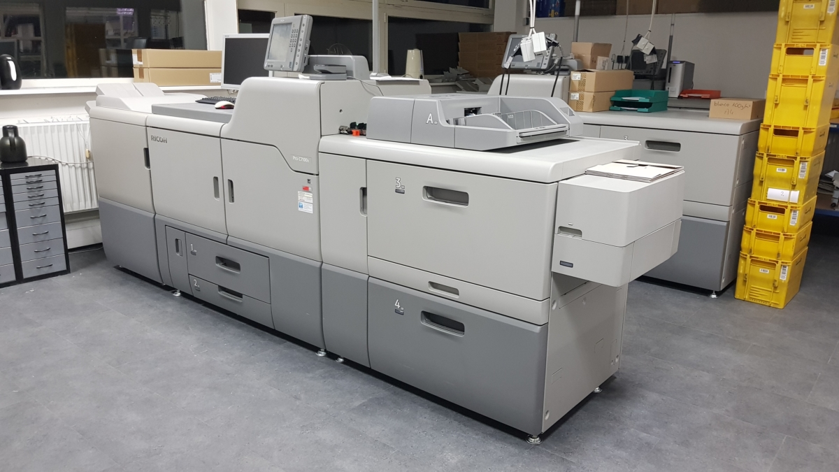 used printing equipment Digital printing press Ricoh Pro C7100X