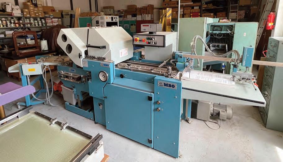 used printing equipment folding machines MBO T 530/6 F+ T 530-2-X knife
