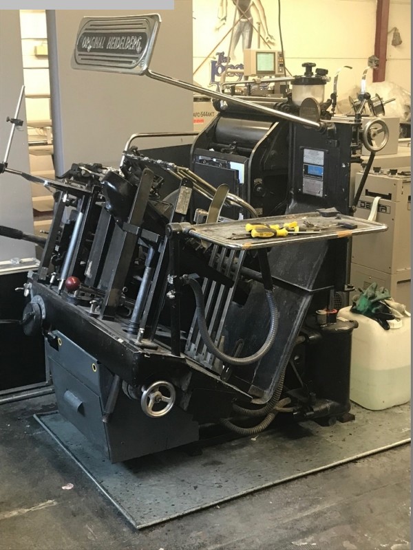 used printing equipment letter presses HEIDELBERG OHT used printing equipment letter presses HEIDELBERG OHT