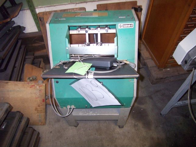 used printing equipment stapling machine NAGEL Foldnak 2