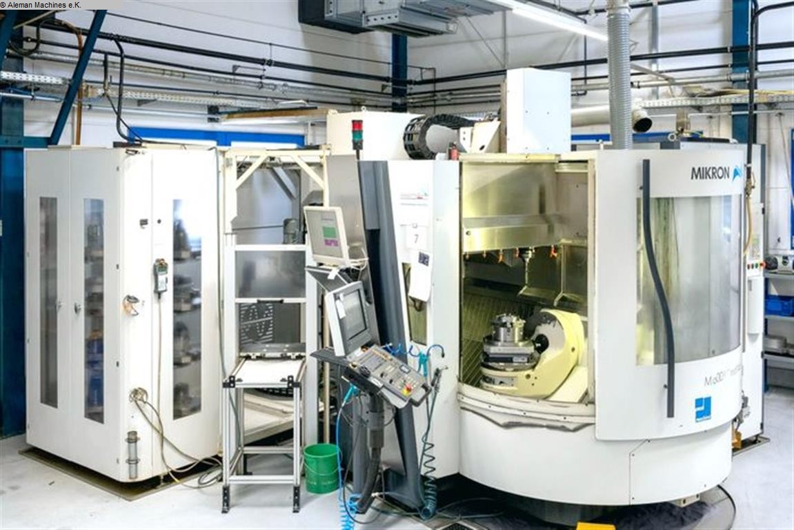 gebrauchte Fräsmaschinen Bearbeitungszentrum - Universal MIKRON HSM 600 U ProdMod