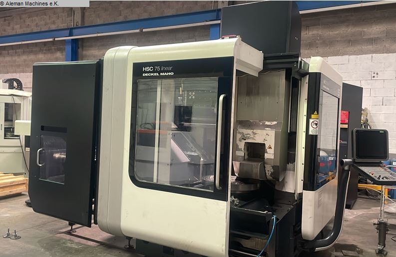 used Machines available immediately Machining Center - Universal DMG-MORI SEIKI HSC 75 linear