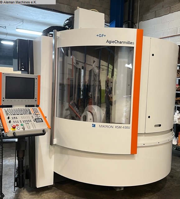 used Machines available immediately milling machining centers - universal MIKRON-AGIE CHARMILLES XSM 400 U