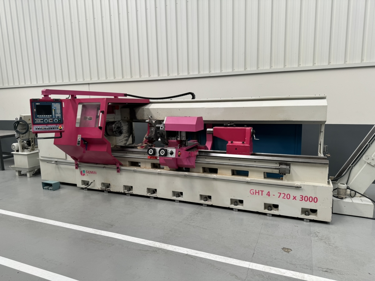 gebrauchte Maschinen sofort verfügbar CNC Drehmaschine GEMINIS GHT-4 720 x 3000