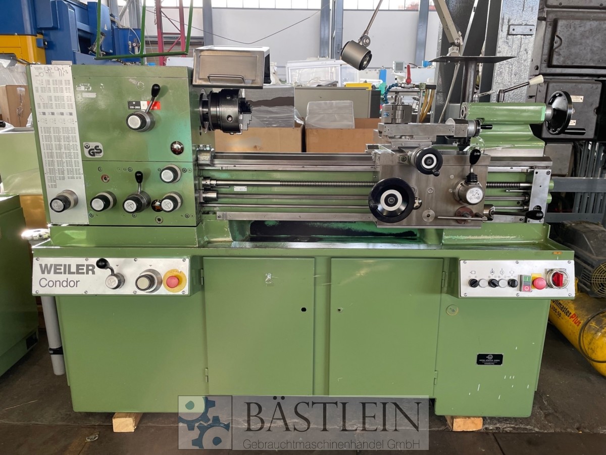 used Machines available immediately Center Lathe WEILER CONDOR B