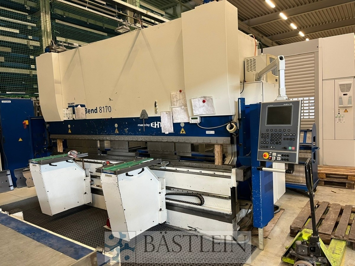 used Machines available immediately Hydr. pressbrake TRUMPF TruBend 8170-40