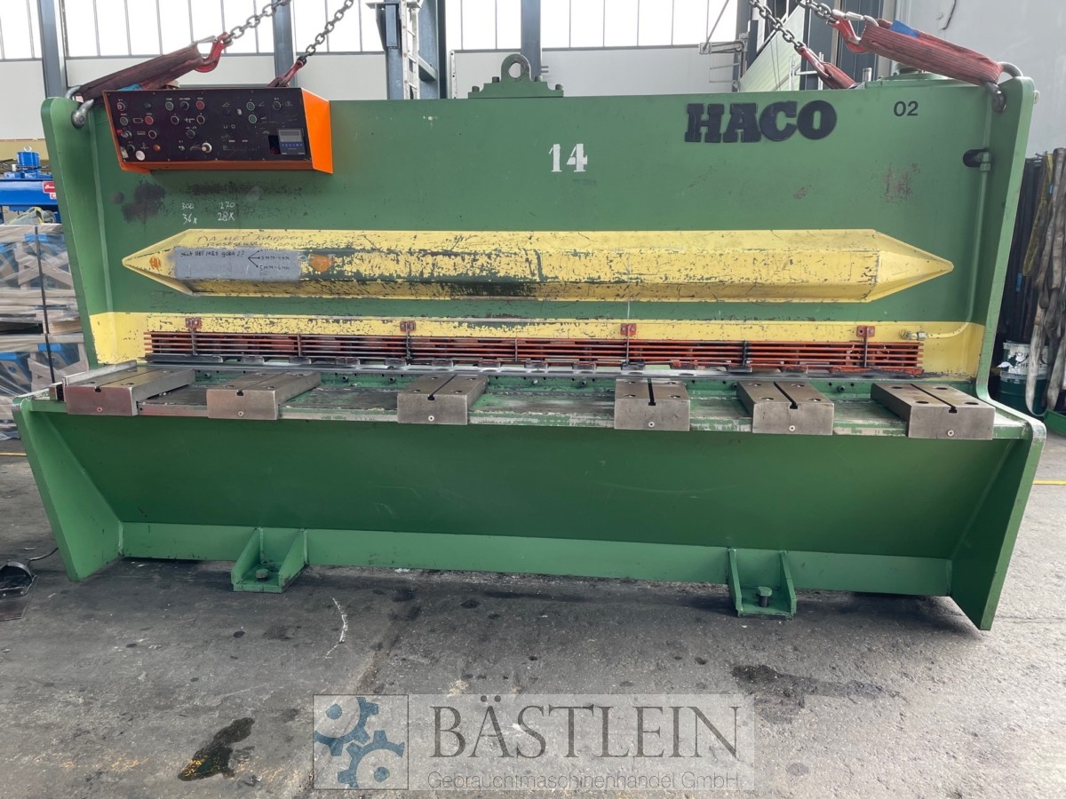 used Machines available immediately Plate Shear - Hydraulic HACO HS 306