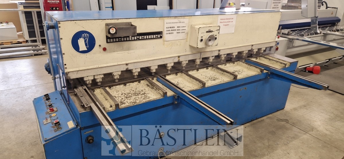 used Machines available immediately Plate Shear - Hydraulic WEINBRENNER T 3,5