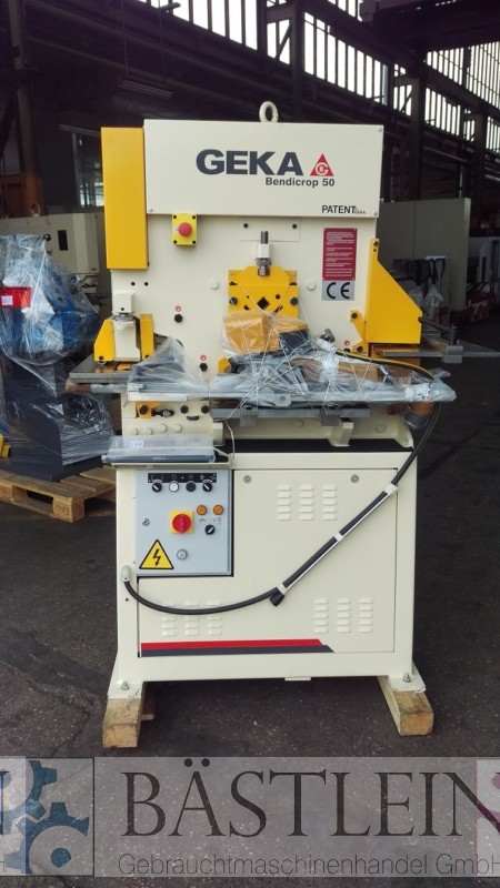 used Machines available immediately Section Steel Shear GEKA Bendicrop 50