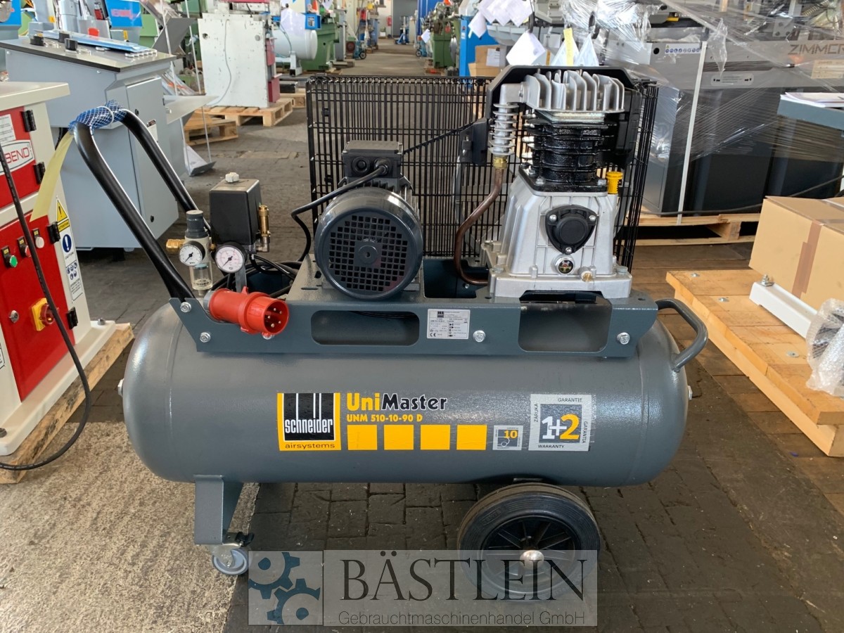 used Machines available immediately piston compressor SCHNEIDER UNM 510-10-90 D