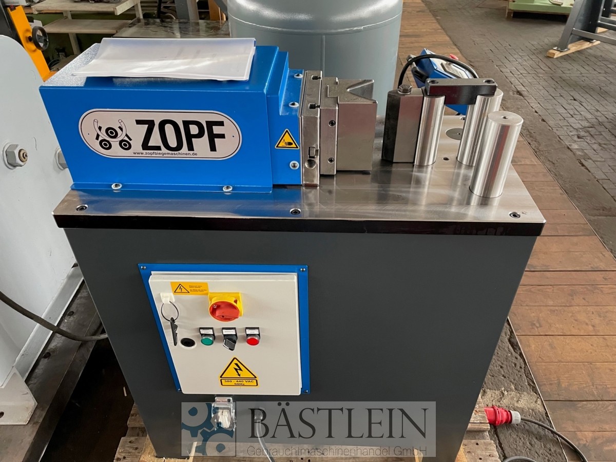 gebrauchte Maschinen sofort verfügbar Biegemaschine horizontal ZOPF T 100 digital