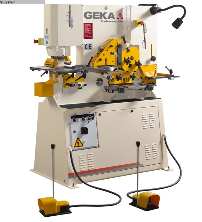 gebrauchte Metallbearbeitungsmaschinen Profilstahlschere GEKA Hydracrop 55 S