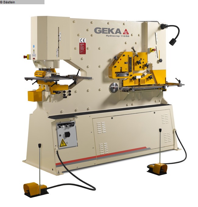gebrauchte Metallbearbeitungsmaschinen Profilstahlschere GEKA Hydracrop 110 S