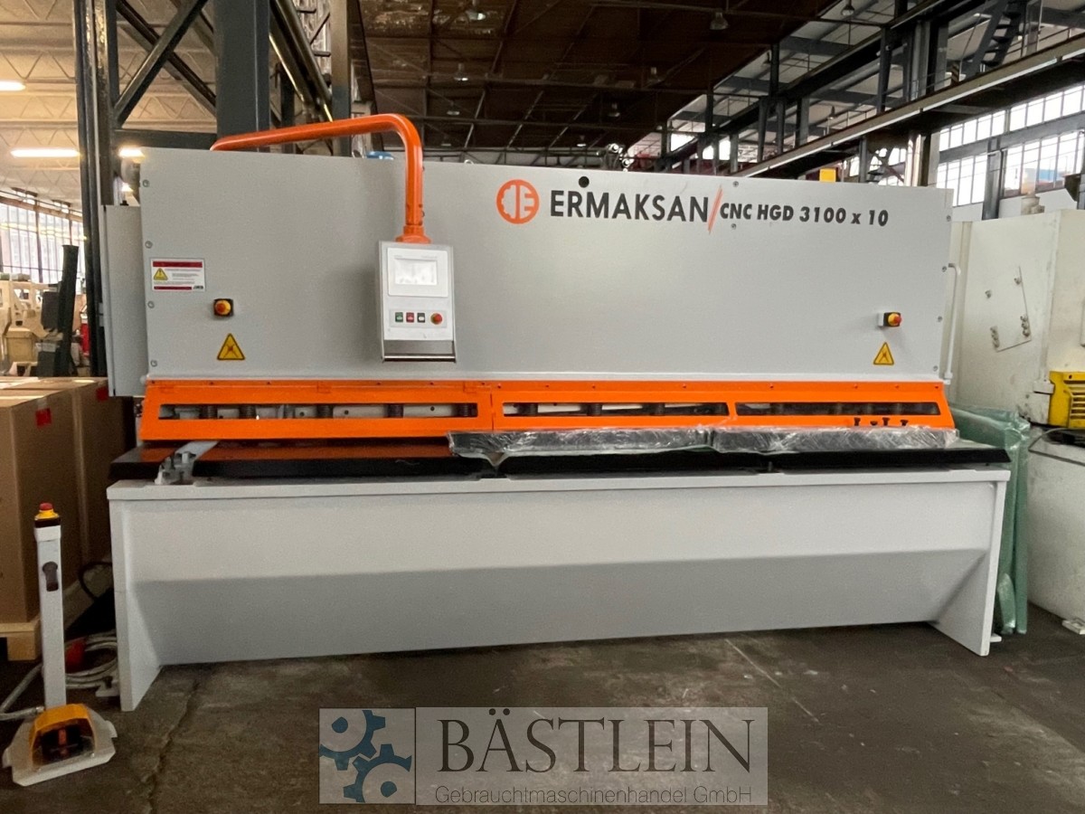 used Series Production Plate Shear - Hydraulic ERMAK CNC HGD 3100x10