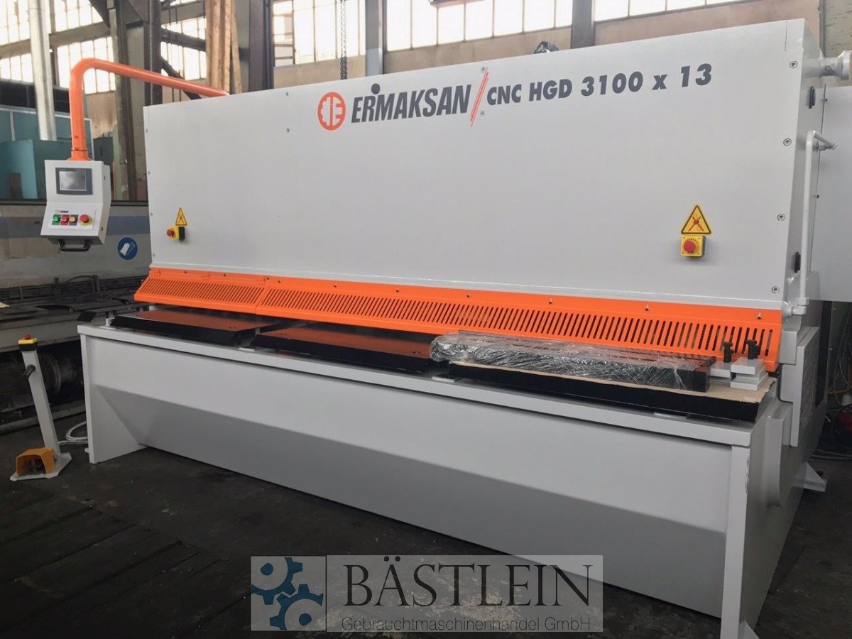used Series Production Plate Shear - Hydraulic ERMAK CNC HGD 3100x13