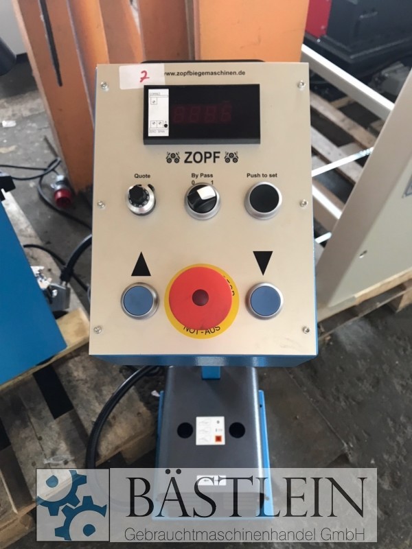 used Pipe-Bending Machine ZOPF ZB 80/2 M