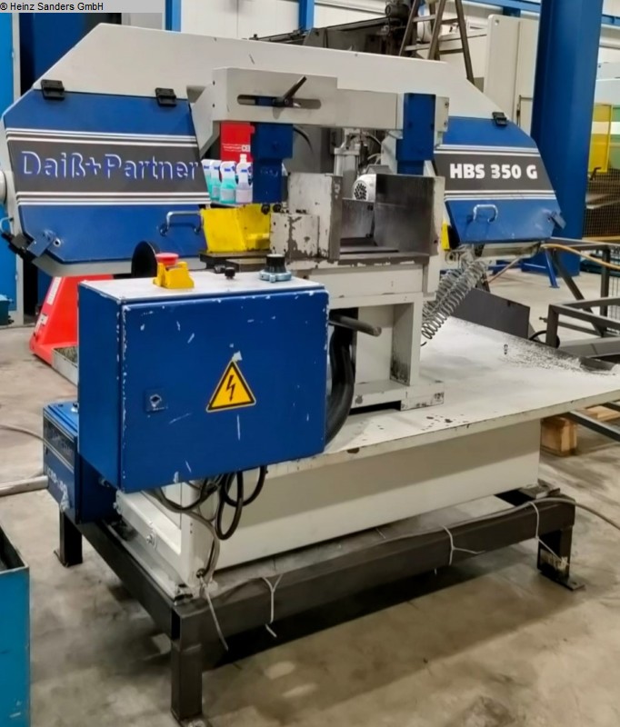 used Machines available immediately Band Saw Daiss + Partner HBS 350 G