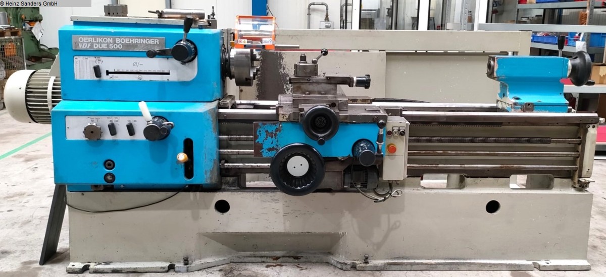used Metal Processing lathe-conventional-electronic OERLIKON-BOEHRINGER DUE 500