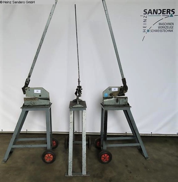 gebrauchte Metallbearbeitungsmaschinen Handhebel-Schere MUHR & BENDER 3S/6R