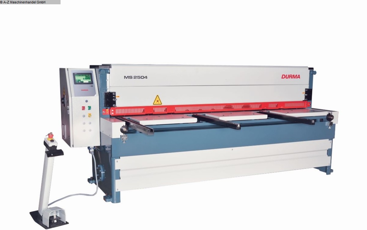 gebrauchte Blechbearbeitung / Scheren / Biegen / Richten Mechanische - Tafelschere DURMA MS-2504 gebrauchte Blechbearbeitung / Scheren / Biegen / Richten Mechanische - Tafelschere DURMA MS-2504