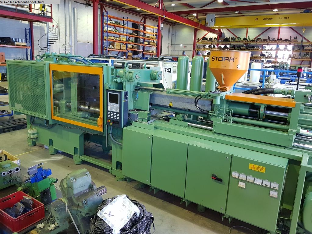used Injection molding machine up to 5000 KN STORK