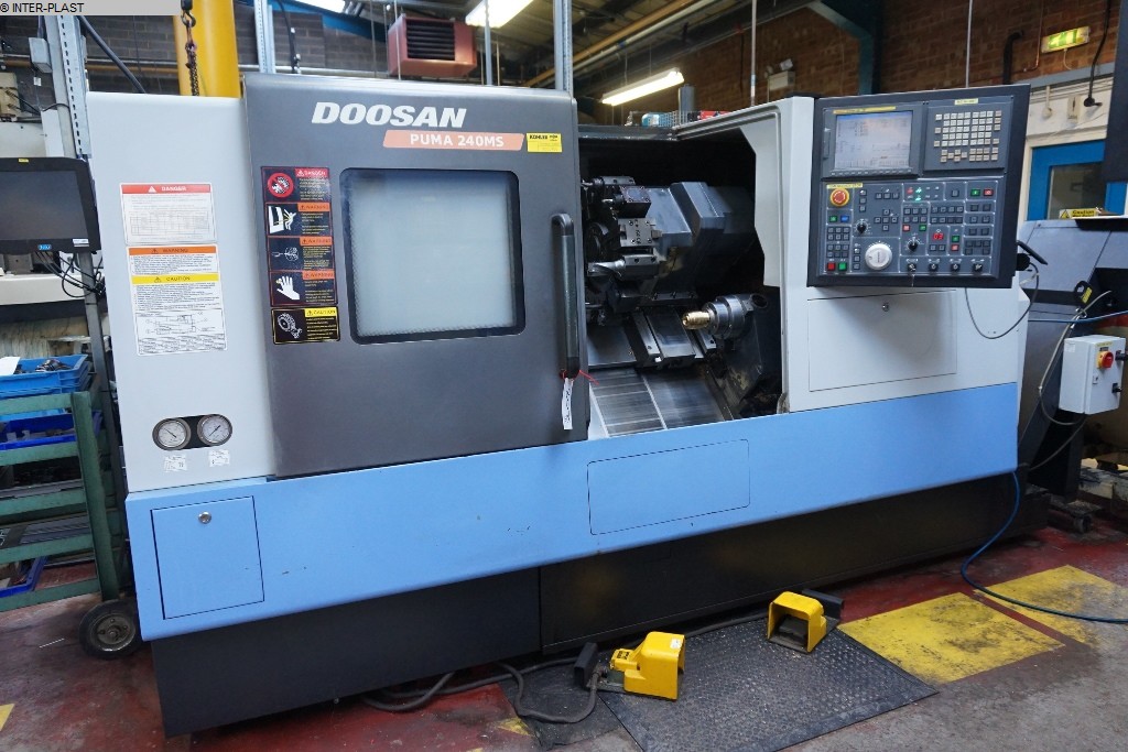 gebrauchte Drehmaschinen CNC Drehmaschine - Schrägbettmaschine DOOSAN PUMA 240 MSB gebrauchte Drehmaschinen CNC Drehmaschine - Schrägbettmaschine DOOSAN PUMA 240 MSB