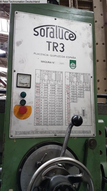 used Radial Drilling Machine SORALUCE TR3-2500