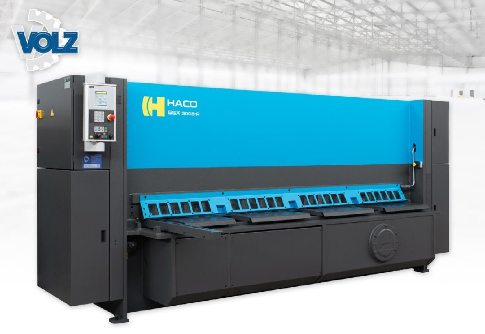 used Sheet metal working / shaeres / bending Plate Shear - Hydraulic HACO GSX 3006R used Sheet metal working / shaeres / bending Plate Shear - Hydraulic HACO GSX 3006R