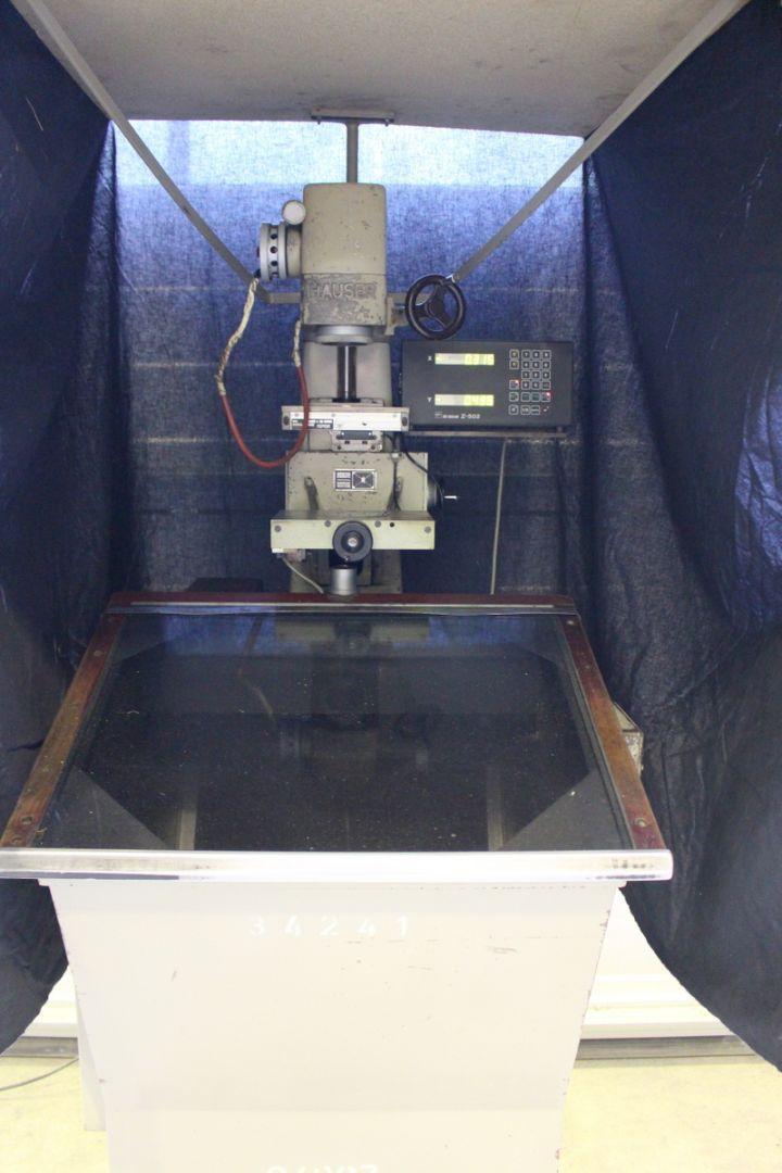 used Measuring machines Profile projector HAUSER 215 K