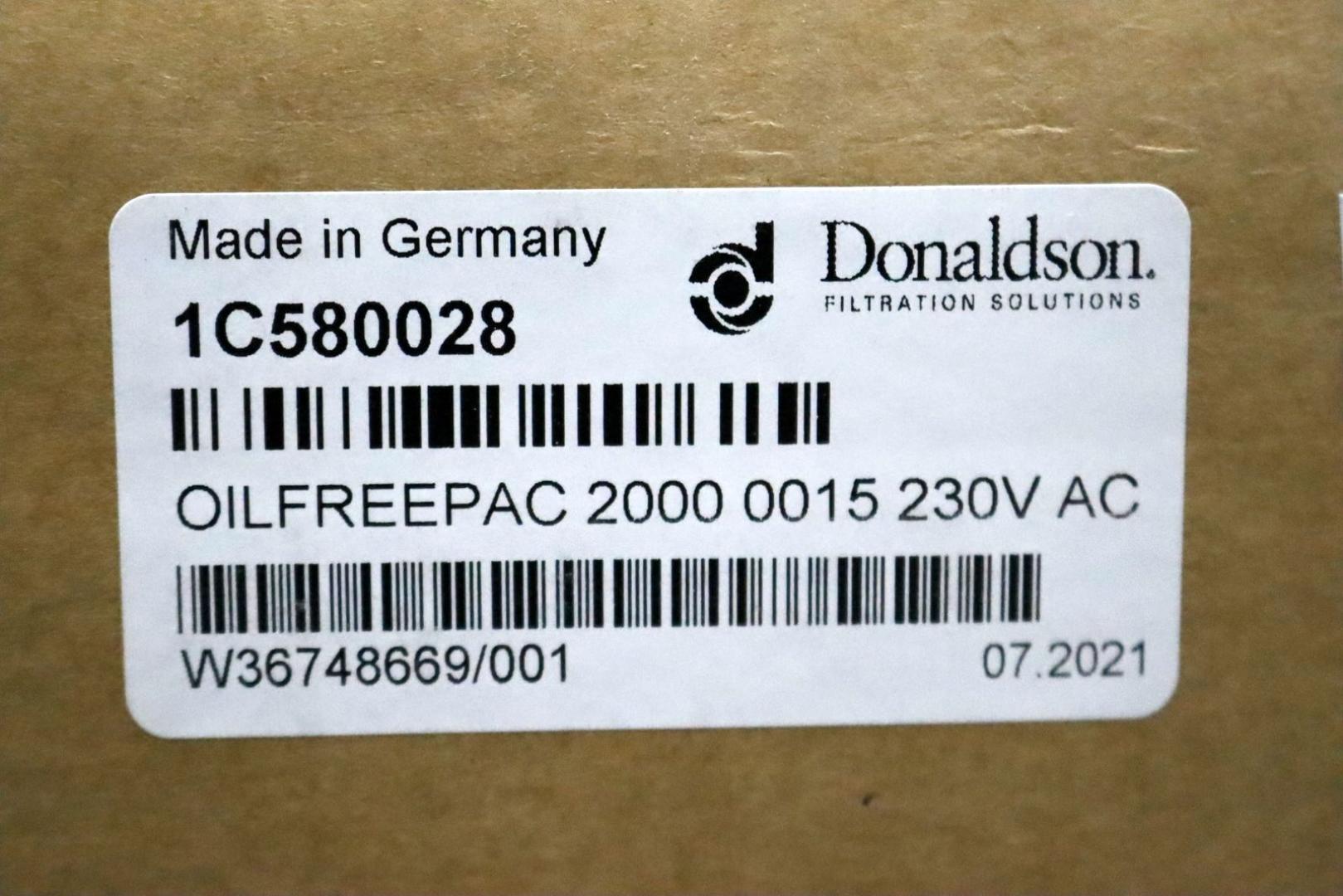 Compresor y tratamiento de aire comprimido DONALDSON 1C580028 usado