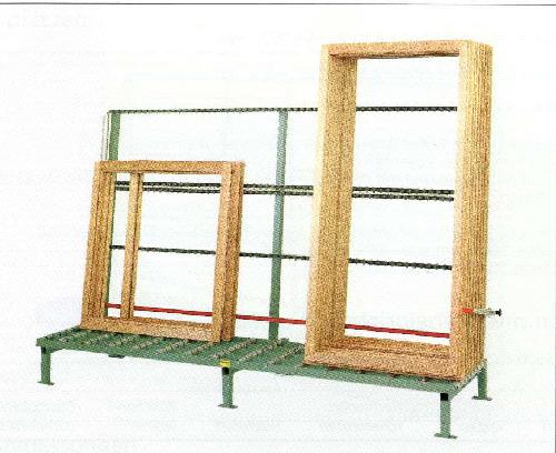 used Window production: wood Roller conveyer RUCHSER Rollenbahn