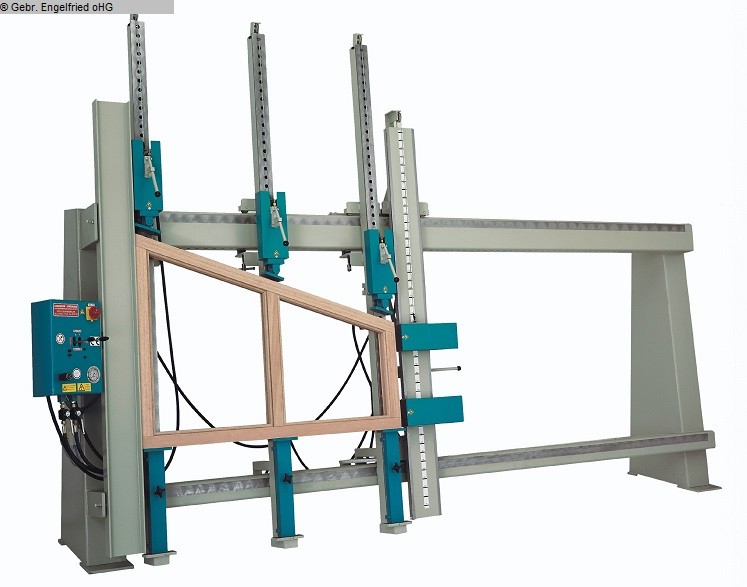 gebrauchte Fensterfertigung: Holz Rahmenpresse S&S T 35