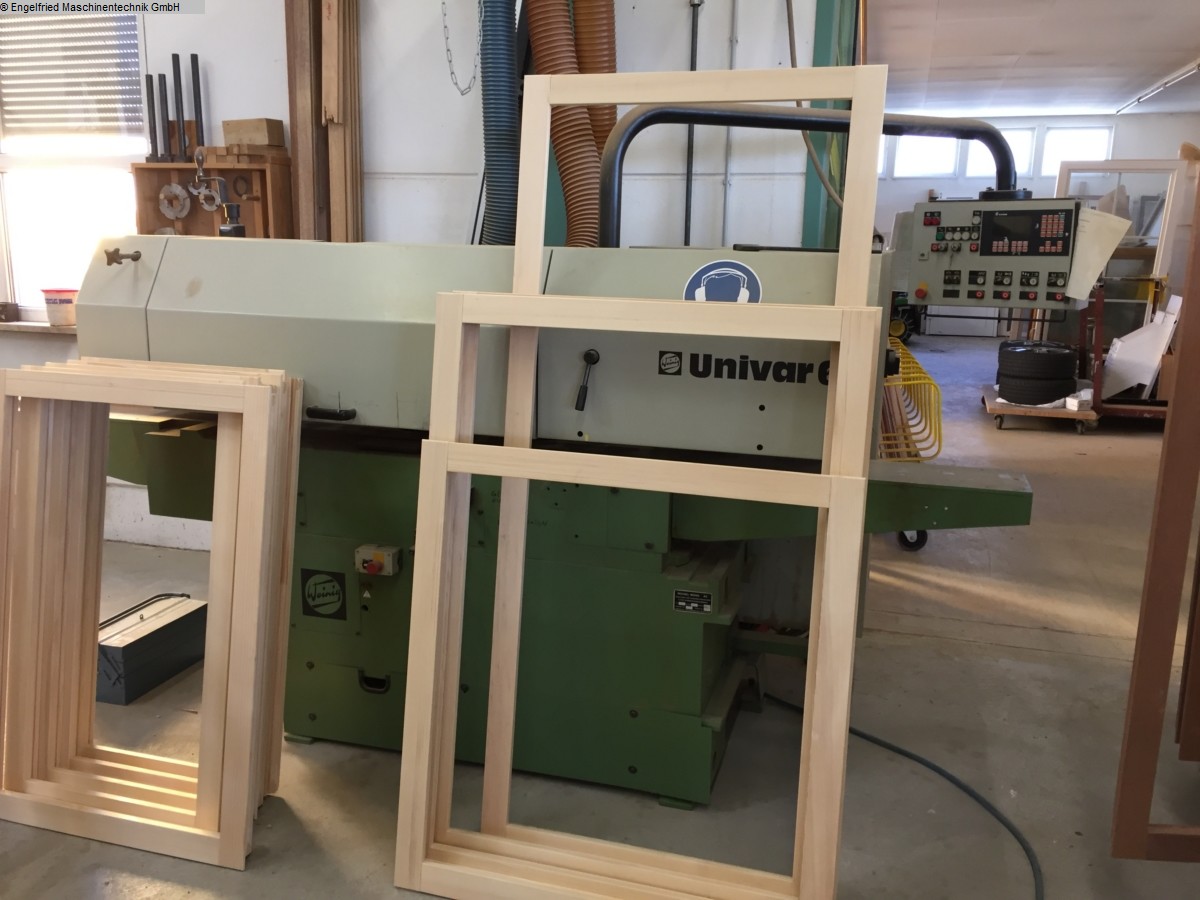 used Window production: wood Outside profiling machine WEINIG Univar 6 P