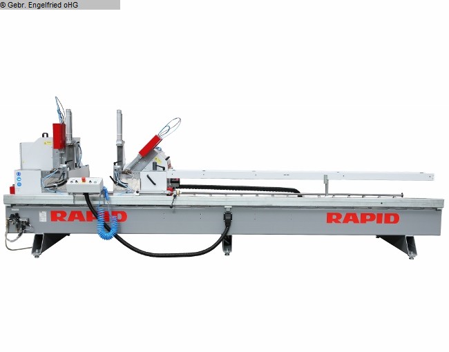 used Window production: wood Double mitre saw RAPID DGL 200 M