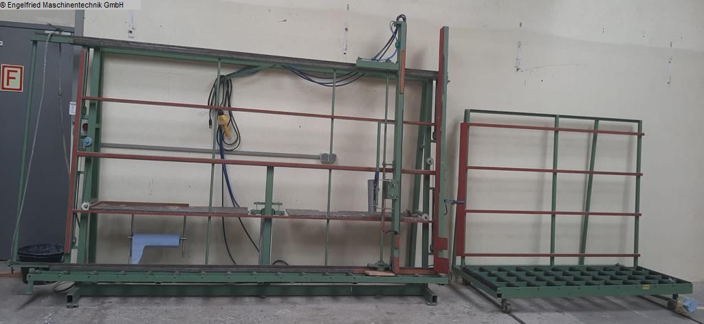 used Window production: wood Glazing and control press Ruchser RU-VGPA3