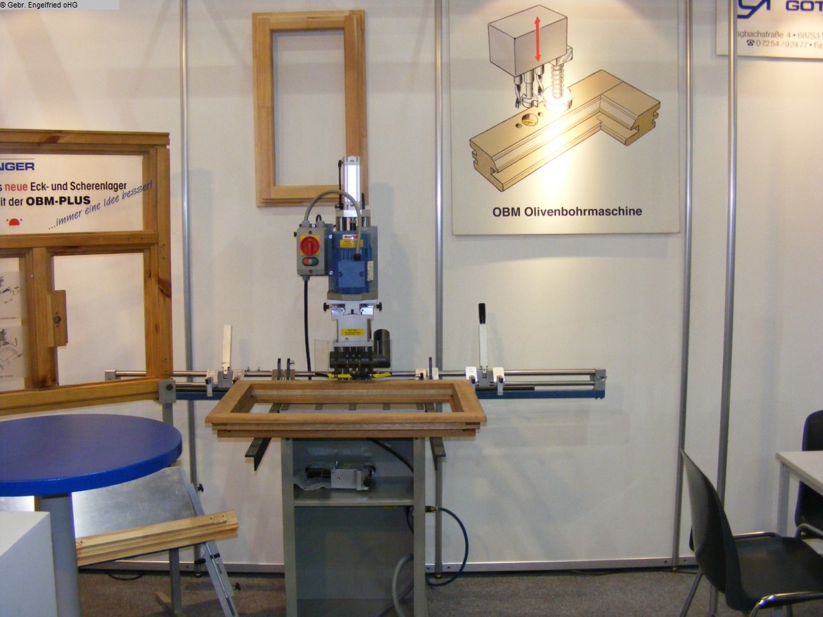 gebrauchte Holzbearbeitungsmaschinen Ecklager- und Olivenbohrmaschine GÖTZINGER OBM Plus