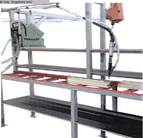 gebrauchte Holzbearbeitungsmaschinen Montagestation RUCHSER Holzfenster-Fertigung Montage