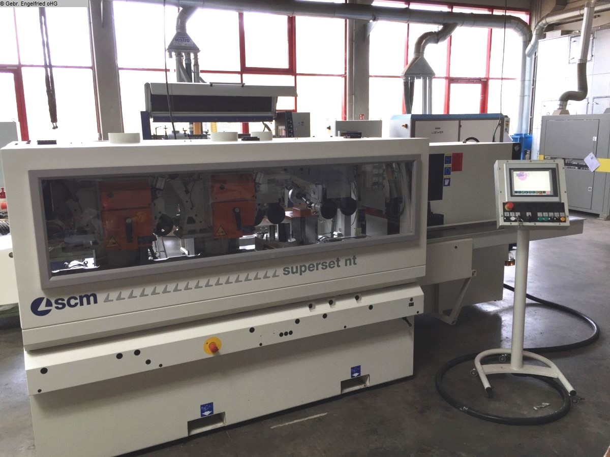 used Machines available immediately 4 side moulder SCM Superset NTPL Fenster