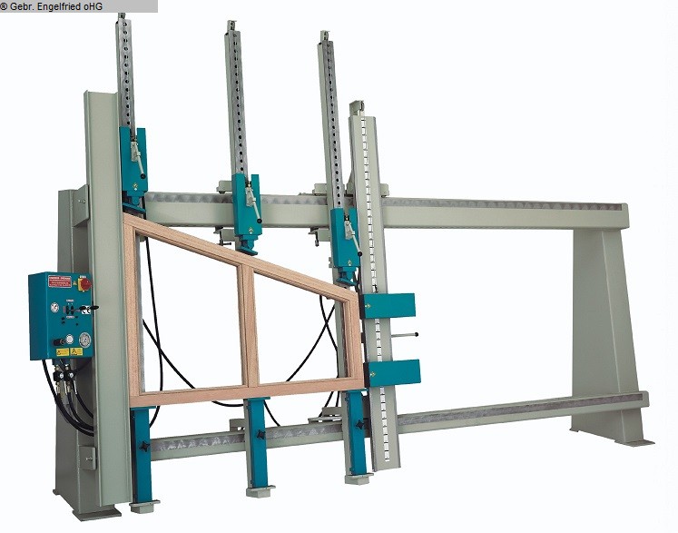 gebrauchte Fensterfertigung: Holz Rahmenpresse S&S T 35 gebrauchte Fensterfertigung: Holz Rahmenpresse S&S T 35