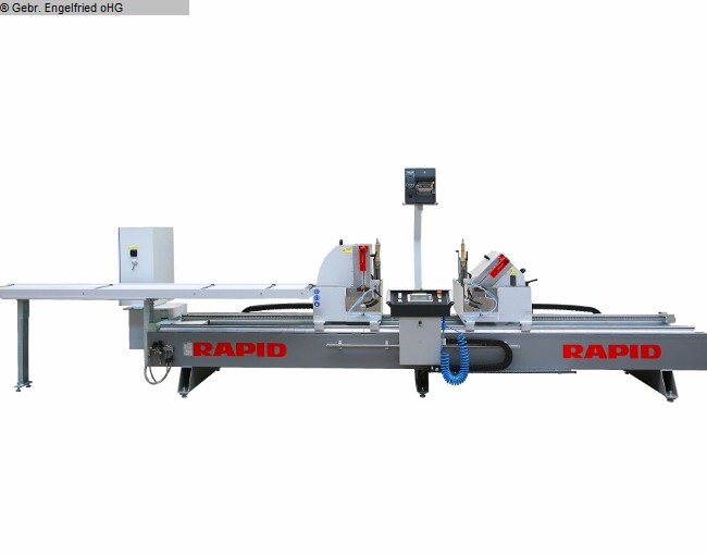 used Woodworking Double mitre saw RAPID DGL 200 E