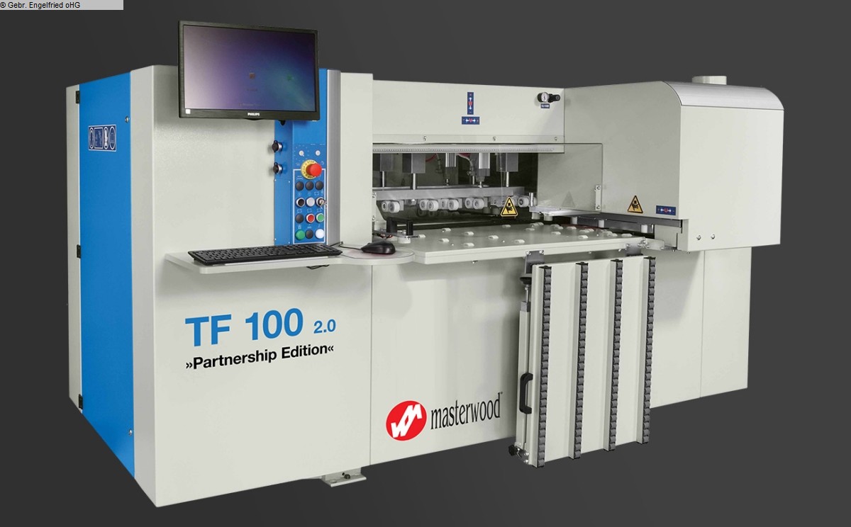 used CNC processing machines cnc-processing center MASTERWOOD TF 100 2.0 Partnership Edition
