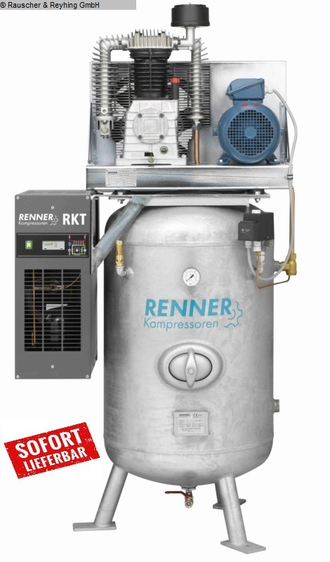 gebrauchte Holzbearbeitungsmaschinen Kompressor und Druckluftaufbereitung RENNER RIKO 960/270 ST-KT