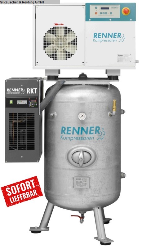 gebrauchte Maschinen sofort verfügbar Kompressor und Druckluftaufbereitung RENNER RSDK-B 5,5ST m. Kaeltetrockner