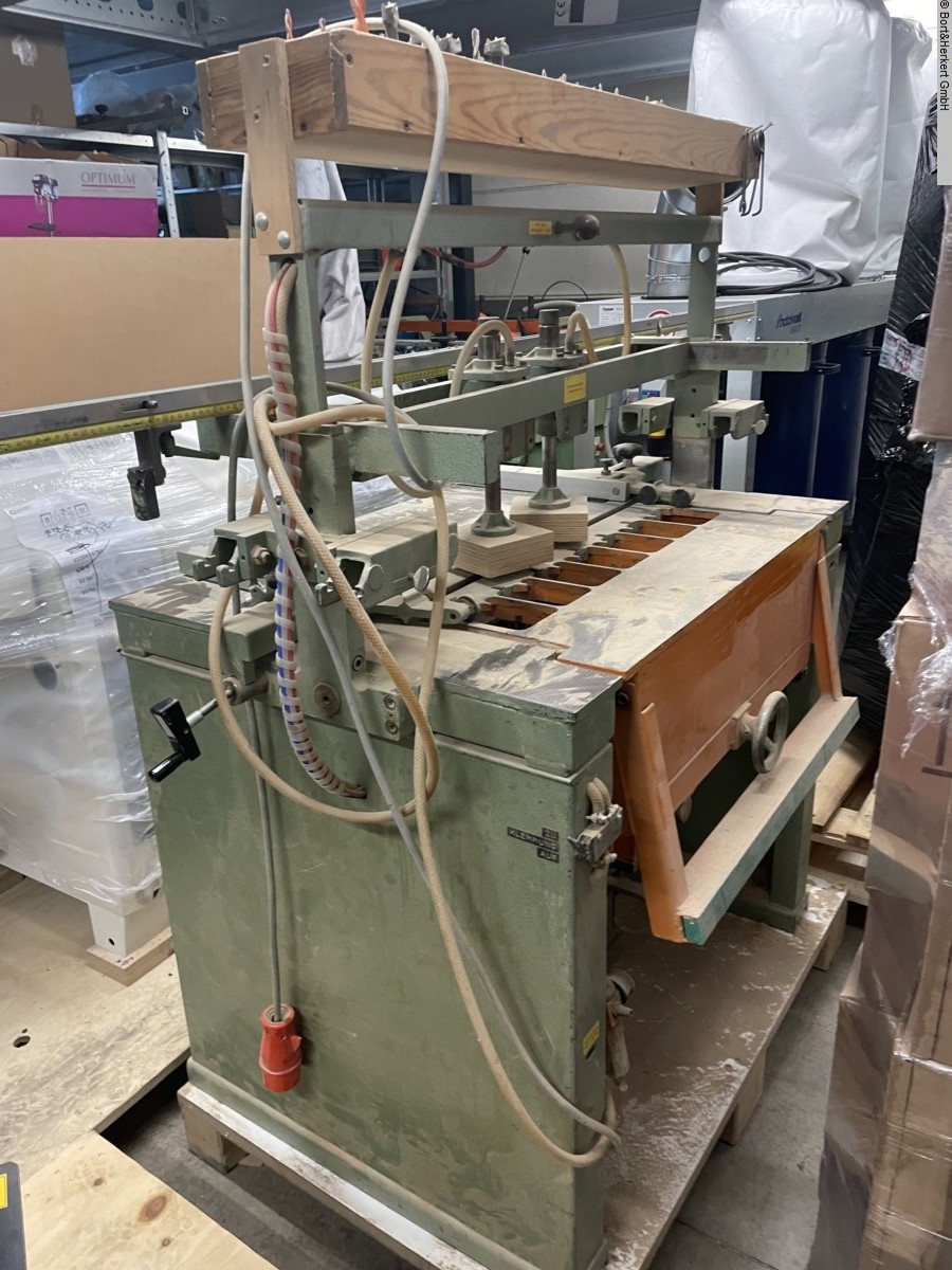 used Machines available immediately Horizontal slot mortising machine SCHEER DB 5 Z