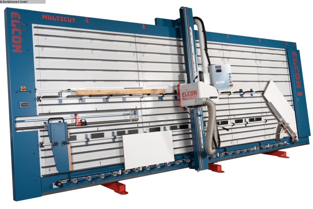 used Machines available immediately Vertical panel saw Elcon Multicut