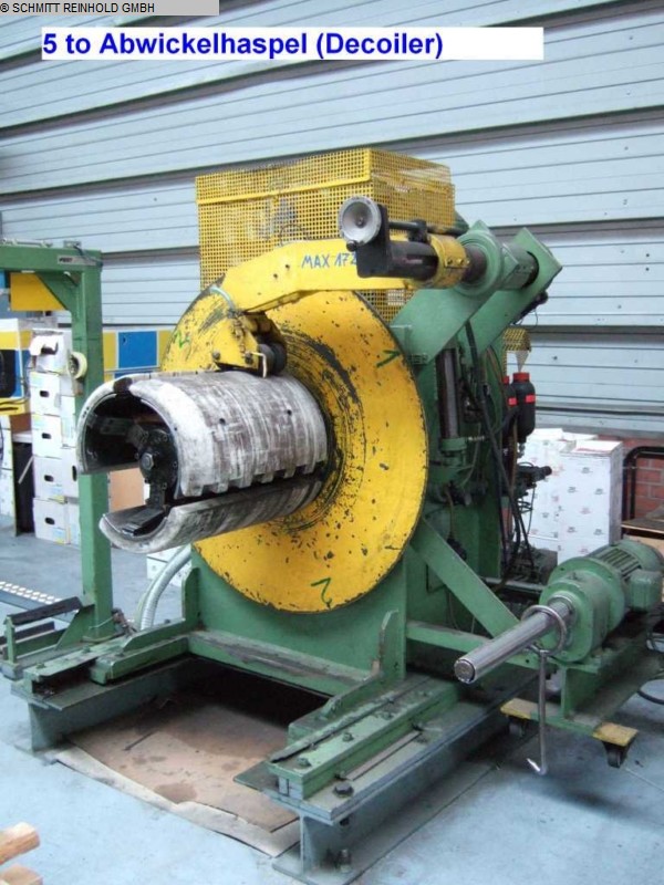 used Machines available immediately Decoilers for Coils PSM HH5000/6504