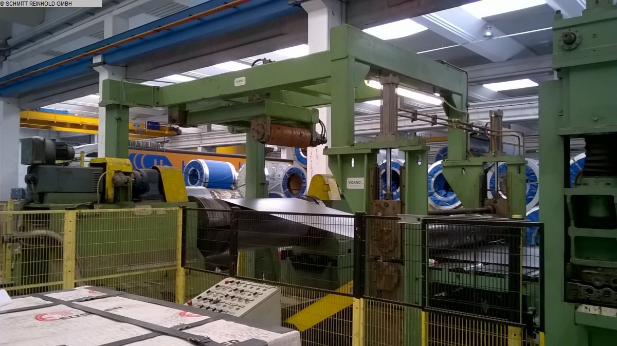gebrauchte Metallbearbeitungsmaschinen Querteilanlage VIGANO/RIVA 