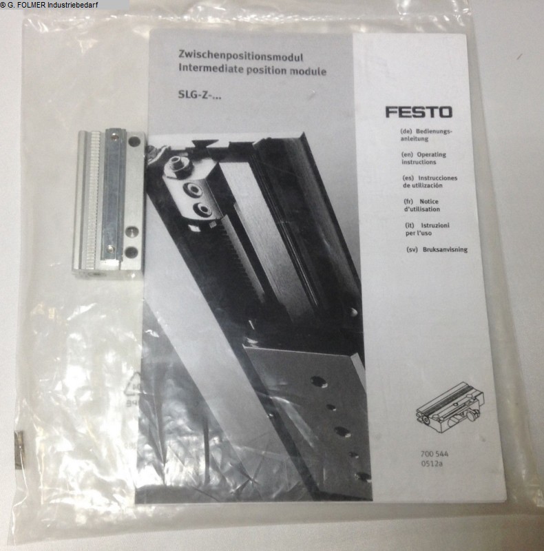 used Window production: PVC Pneumatic articles FESTO SLG-Z-18