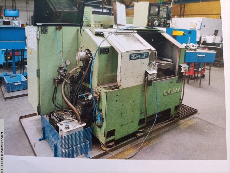 gebrauchte Drehmaschinen CNC Drehmaschine OKUMA LB 6